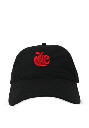 Melt embroidered baseball cap - Black