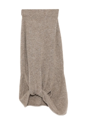 Lauren Manoogian knot-detail skirt - Brown