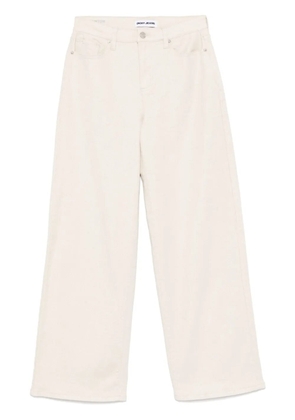 DKNY high-rise metallic-coating jeans - Neutrals