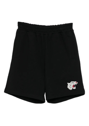 Melt embroidered track short - Black