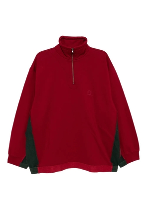 VETEMENTS logo zipped sweatshirt - Red