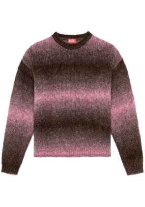 Diesel K-Rasta gradient-knit sweater - Brown