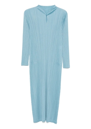 Pleats Please Issey Miyake Monthly Colors: January midi dress - Blue