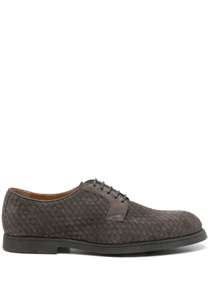 Doucal's interwoven Derby shoes - Grey