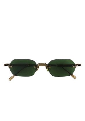 Sato Eyewear Terebellum IV geometric-frame sunglasses - Gold