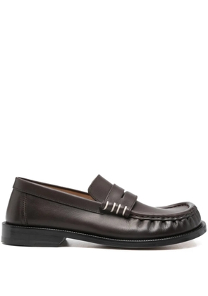JW Anderson stitched loafers - Brown