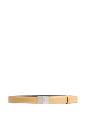 KHAITE minimalist leather belt - Neutrals