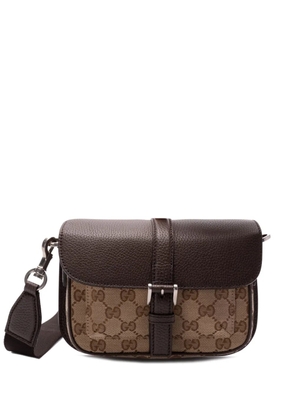 Gucci GG-canvas shoulder bag - Brown