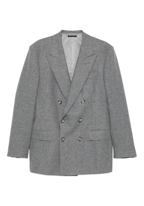 TOM FORD double-breasted wool blazer - Grey