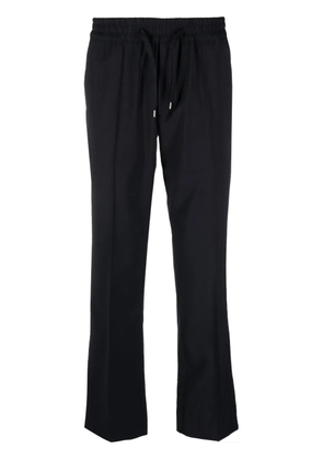SANDRO elasticated straight-leg trousers - Blue