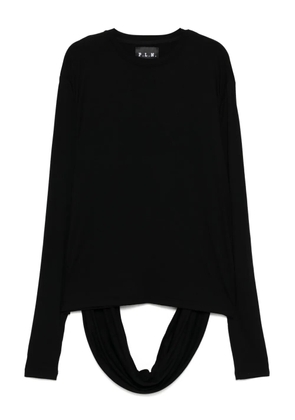 P.L.N. long-sleeve shirt - Black