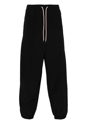 COUNTY OF MILAN Cross-motif track pants - Black