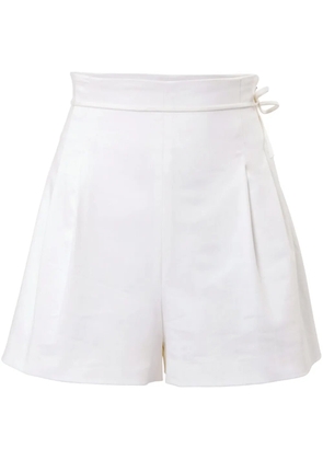 Carolina Herrera tie-detail high-waisted shorts - White
