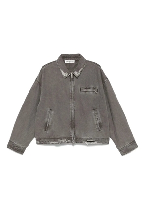 COLE BUXTON cotton denim jacket - Black