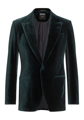 Zegna cotton blazer - Green