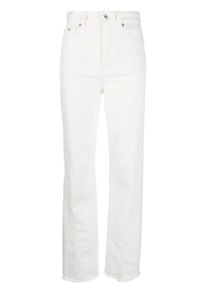 Lanvin twisted straight-leg jeans - White