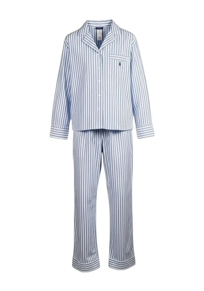 Ralph Lauren Collection striped-pattern pajamas - Blue