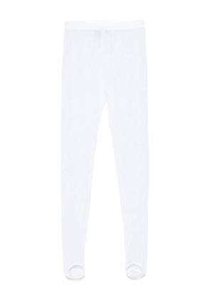 WARDROBE.NYC embroidered-lace trousers - WHT BIANCO