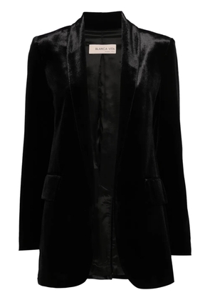 Blanca Vita Guarana velvet blazer - Black