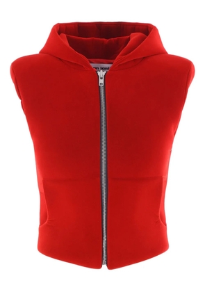 Duran Lantink hooded padded waistcoat - Red