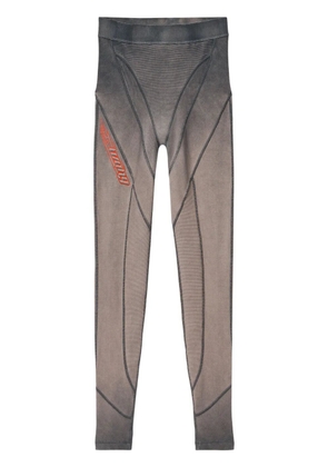 Alexander Wang logo-waistband leggings - Grey