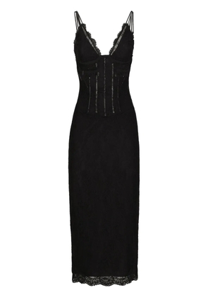 Dolce & Gabbana lace slip dress - Black