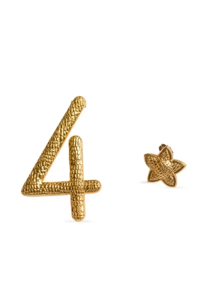 Natia X Lako Number 4 earrings - Gold