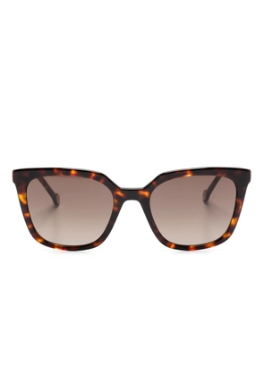 Carolina Herrera square-frame sunglasses - Brown
