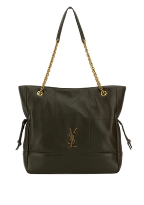 Saint Laurent Jamie leather tote bag - Green