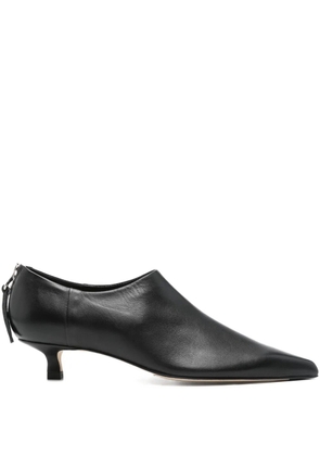 Aeyde Virun pointed-toe kitten-heel boots - Black