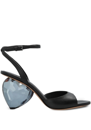 Kate Spade 90mm Heart Heel sandals - Black