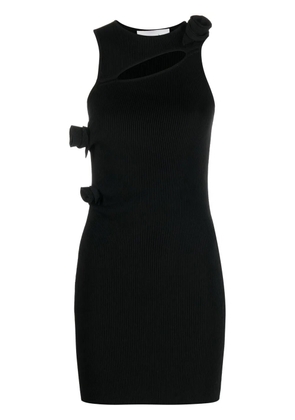 Coperni cut-out detail mini dress - Black