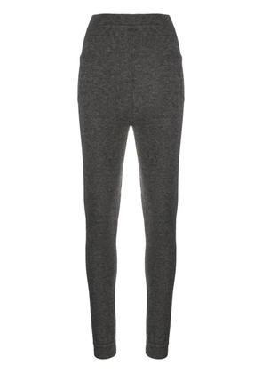 Saint Laurent high-waisted cashmere leggings - Grey