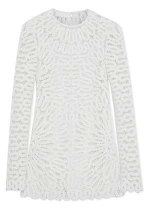 Simkhai Mccall cage crochet mini dress - White