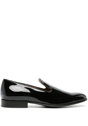 Gianvito Rossi patent-finish leather loafers - Black