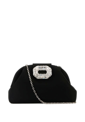 Amina Muaddi Camelia clutch bag - Black