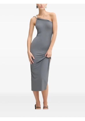 Rick Owens Lilies single-shoulder strap midi dress - Grey