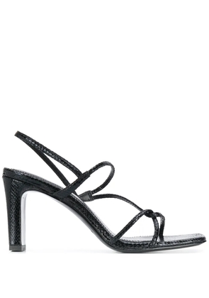 SANDRO 80mm strappy sandals - Black