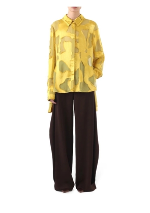 Jason Wu Collection abstract-pattern shirt - Yellow