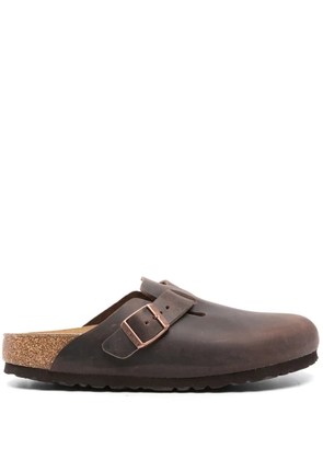 Birkenstock Boston leather mules - Brown