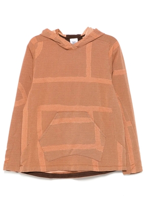Stain Shade cotton hoodie - Orange