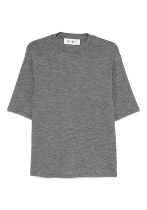 Róhe short-sleeve crew-neck T-shirt - Grey