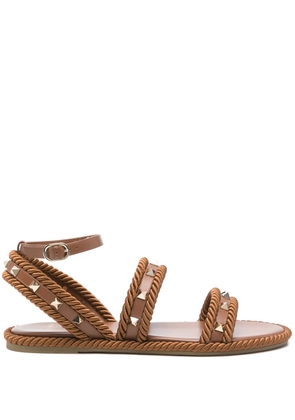 Valentino Garavani Rockstud sandals - Brown