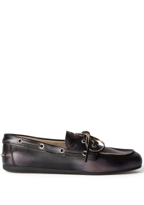 Miu Miu leather loafers - Black