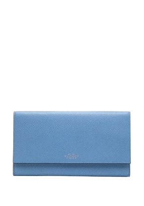 Smythson PMA Marshall travel wallet - Blue