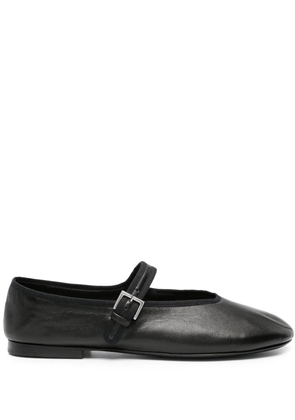 The Row Boheme MJ leather ballerina shoes - Black