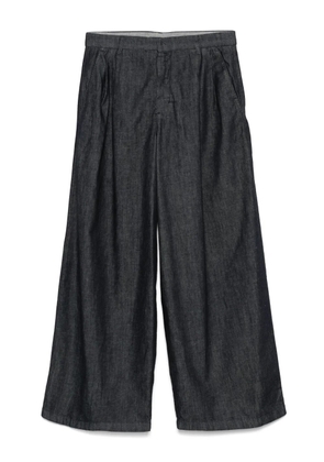 'S Max Mara logo-patch trousers - Blue