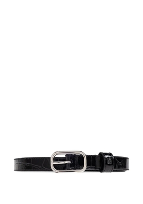 AMIRI crocodile-embossed belt - Black