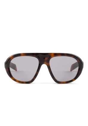 Prada Eyewear tortoiseshell pilot-frame sunglasses - Brown