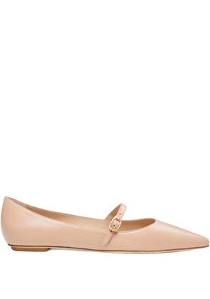 Stuart Weitzman Emilia pointed-toe ballet flats - Neutrals